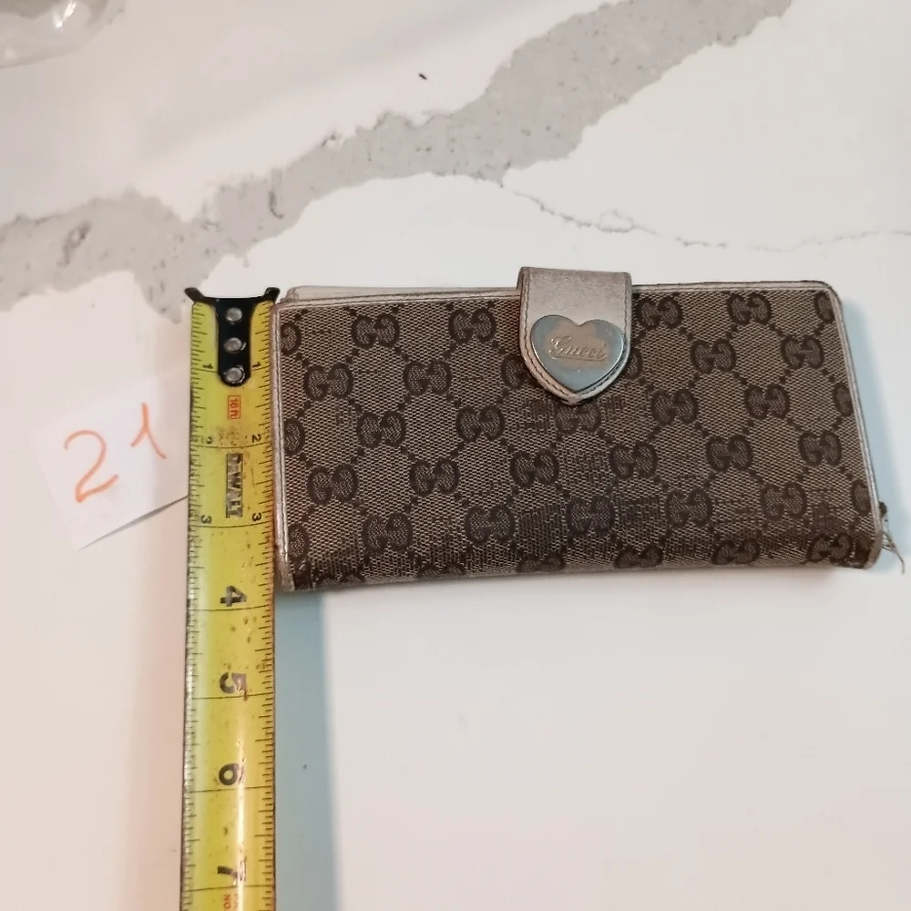 Gucci Long Wallet GG Canvas Beige White - Picture 16 of 16